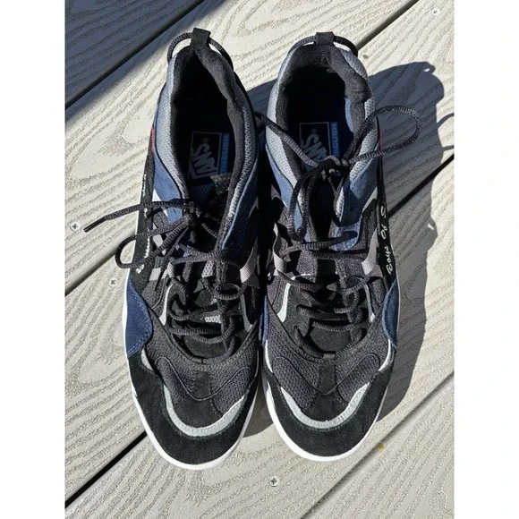 VANS Boys Of Summer Varix WC Navy Black Gray White Men's Size 11.5 Shoes Sneaker - Picture 7 of 11